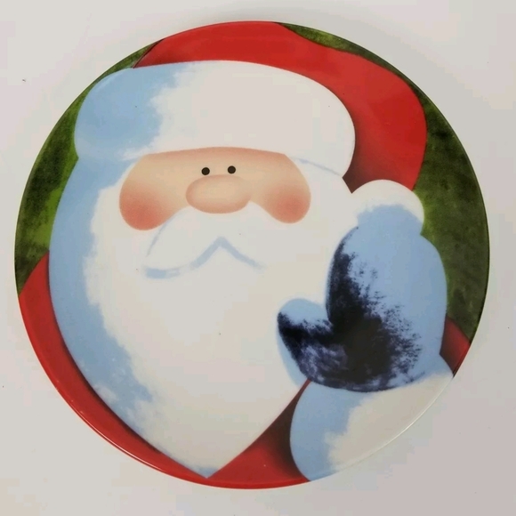 Chritsmas Santa Claus 6.5" Ceramic Cookie Plate - Picture 6 of 6